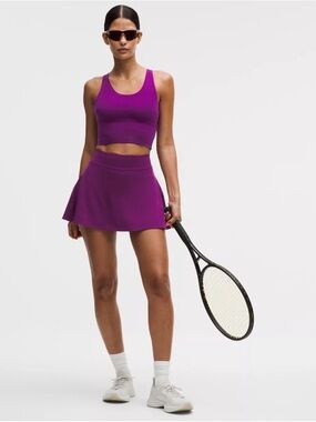 lululemon lightweight high rise tennis skirt - ultra plum